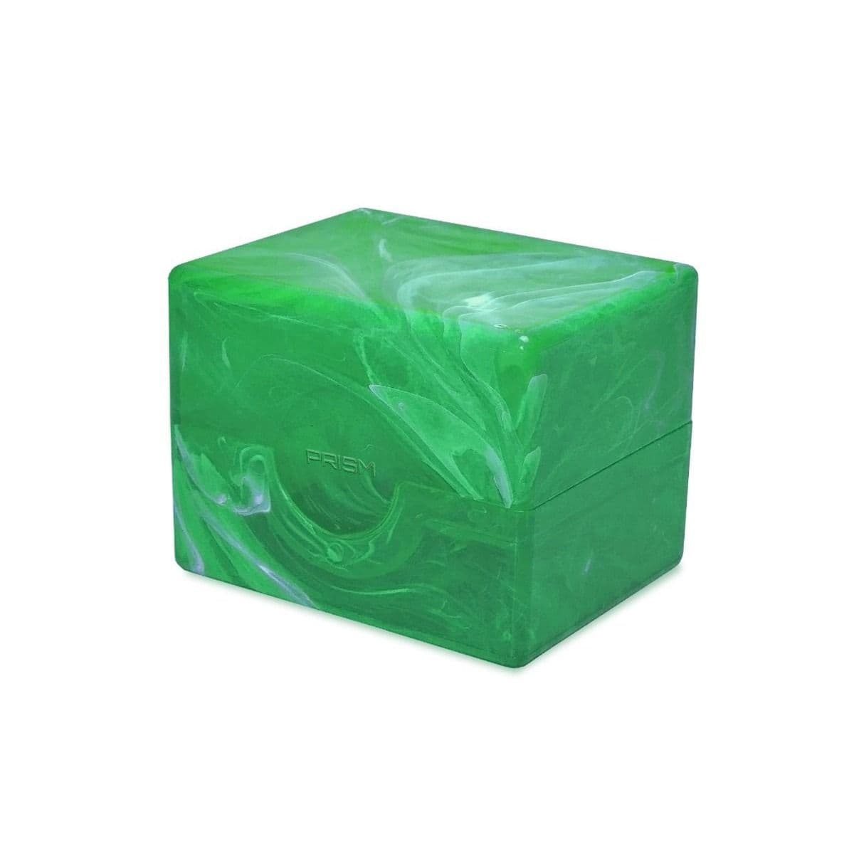 Spectrum Jade Green Prism Deck Case, closed