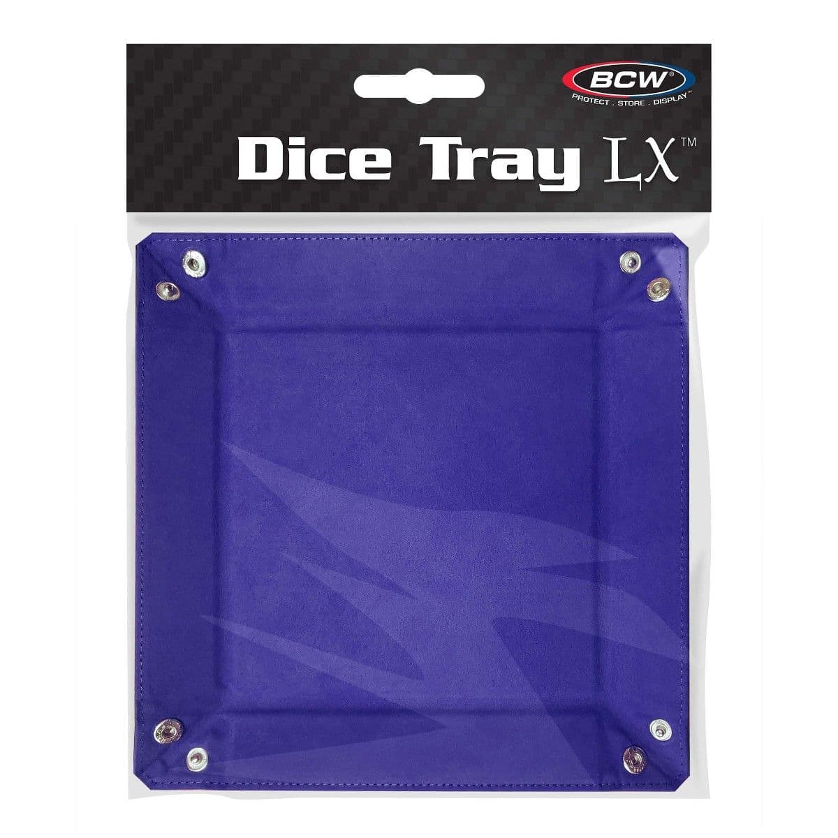 BCW Square Dice Tray - Blue inside packaging