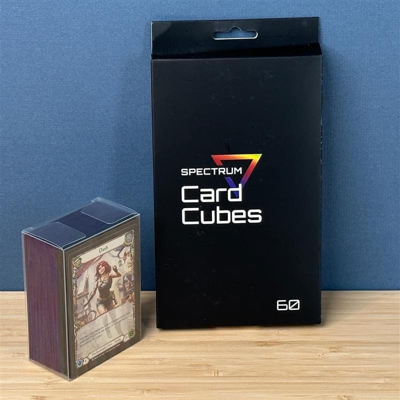 Spectrum Card Cubes. Size 60. 12 per pack. Each Card Cube holds 60 cards