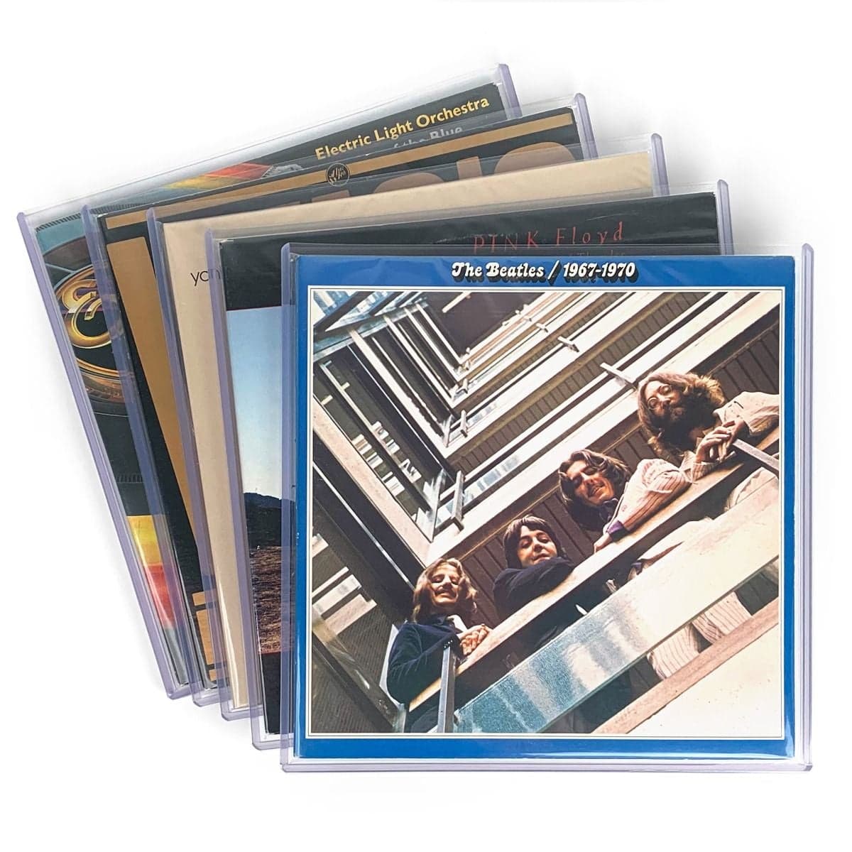 BCW 12 Inch Record Toploaders. 11mm opening. SNUG Fit. 5 per pack. Records in holders spread