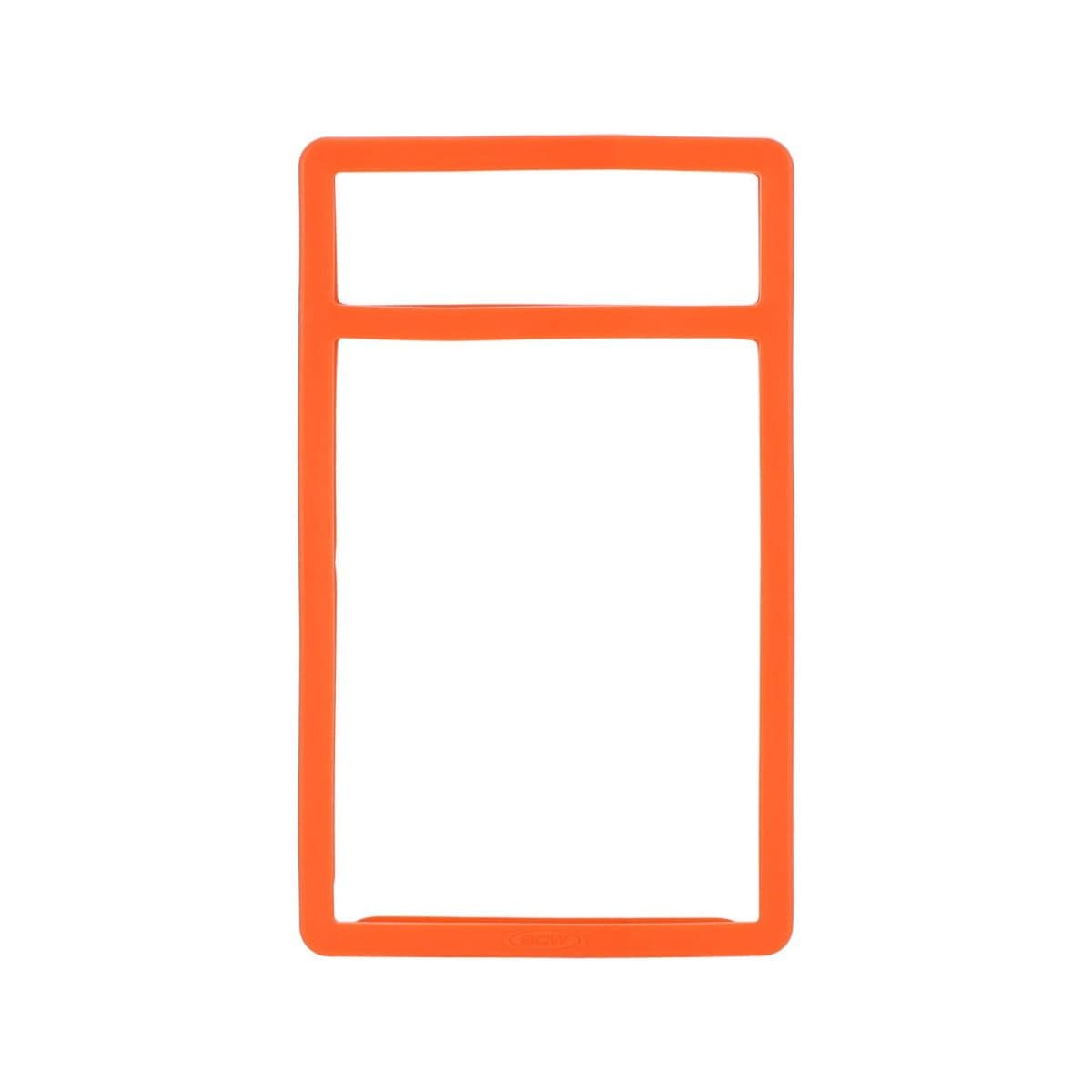 Front facing view of a single empty Slab Bumpers - PSA Graded Card - Orange
