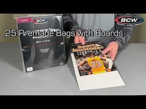 Premade Magazine Bag and Board