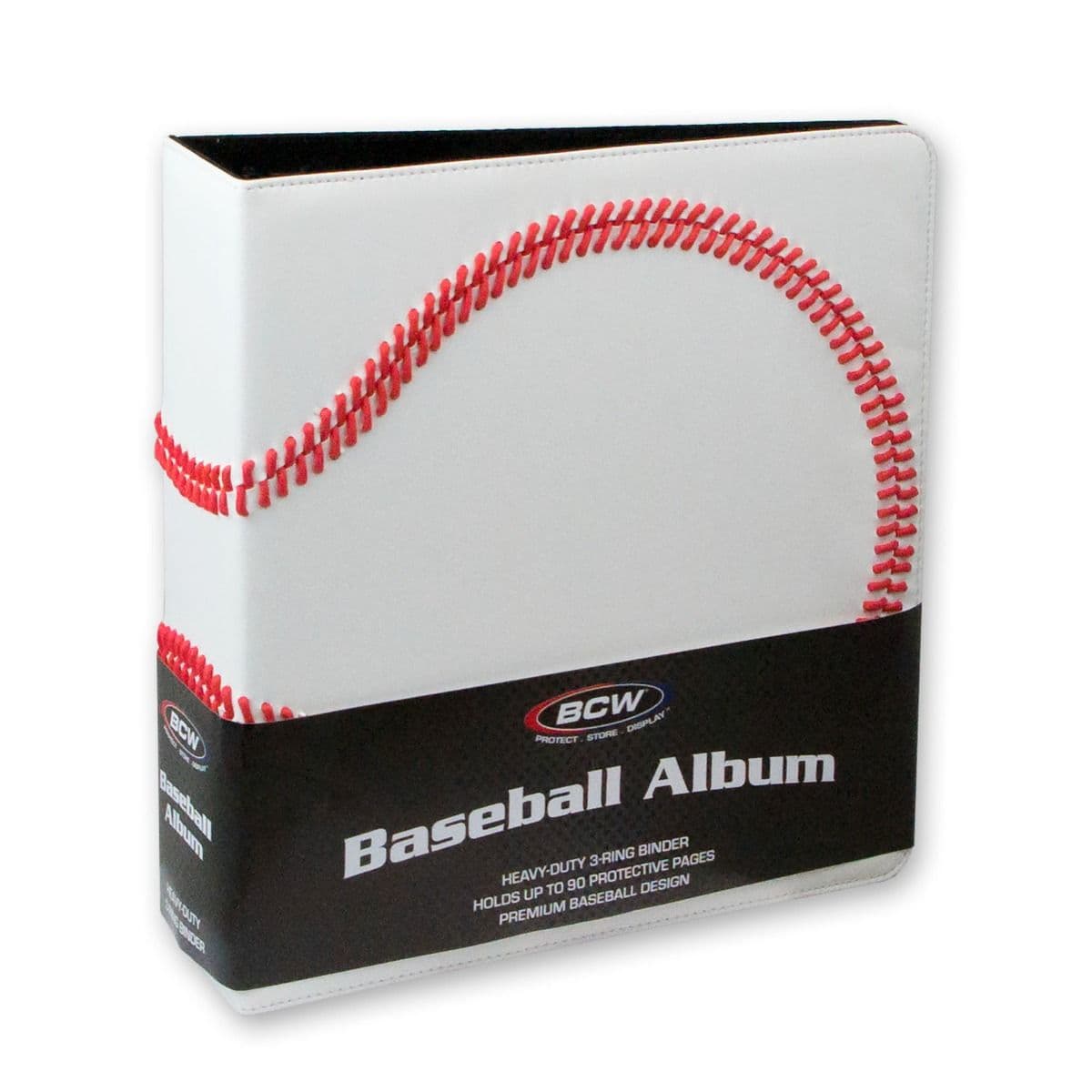 3 in. Album-Baseball Collectors -Premium White