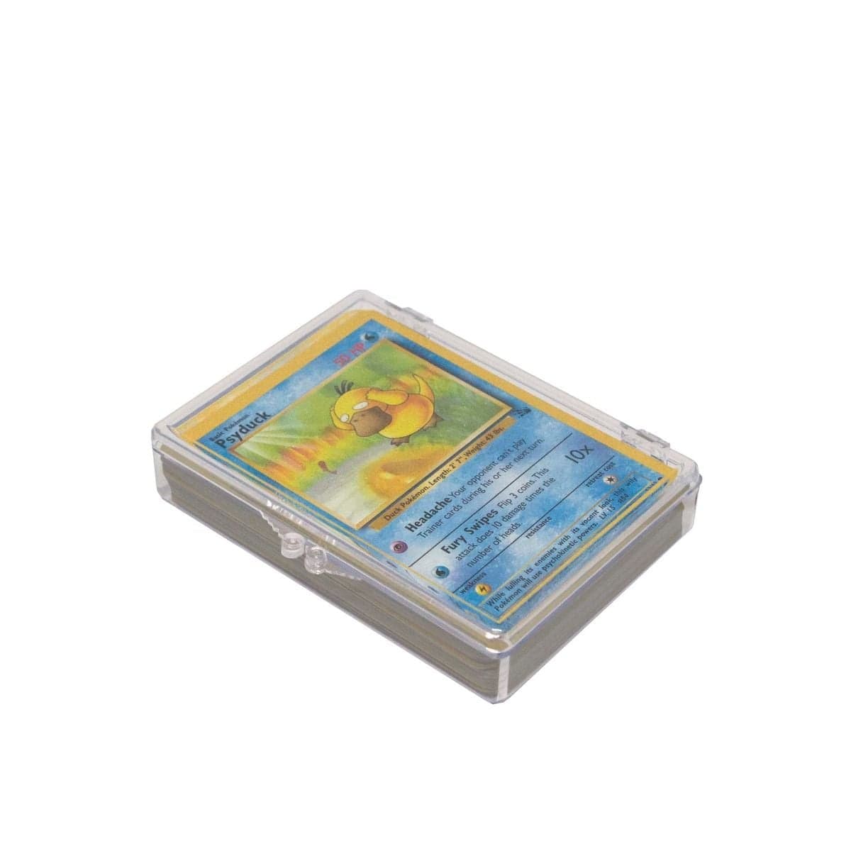 BCW 55-card hinged box with Pokemon cards
