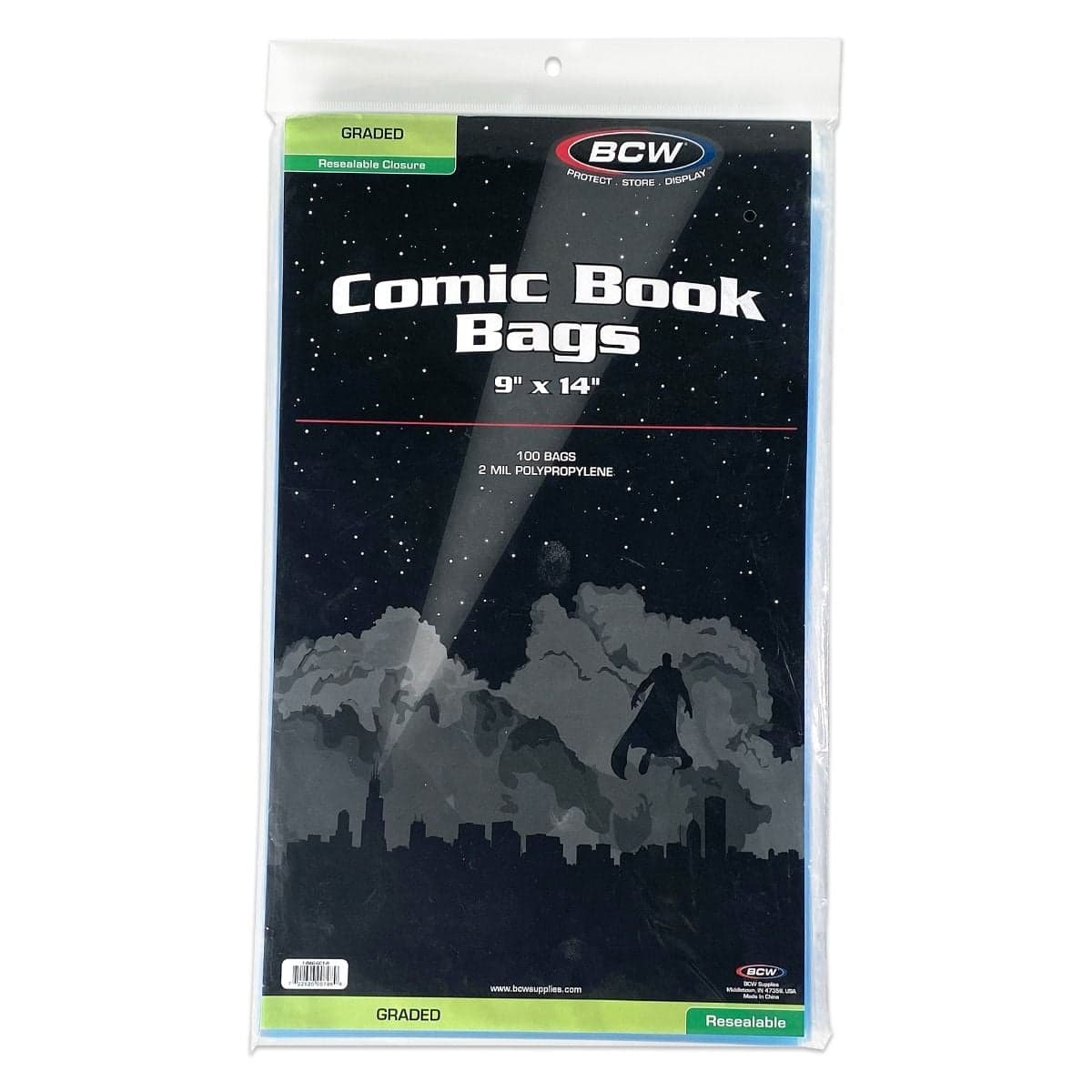 Package of BCW Resealable Graded Comic Bags