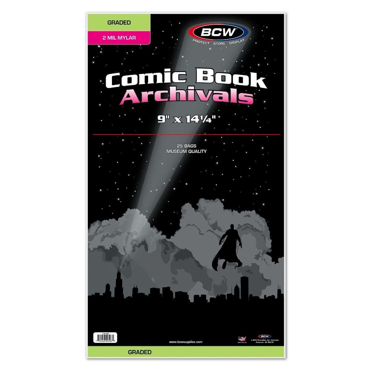 Package of BCW Graded Comic Book Archival Mylar Bags