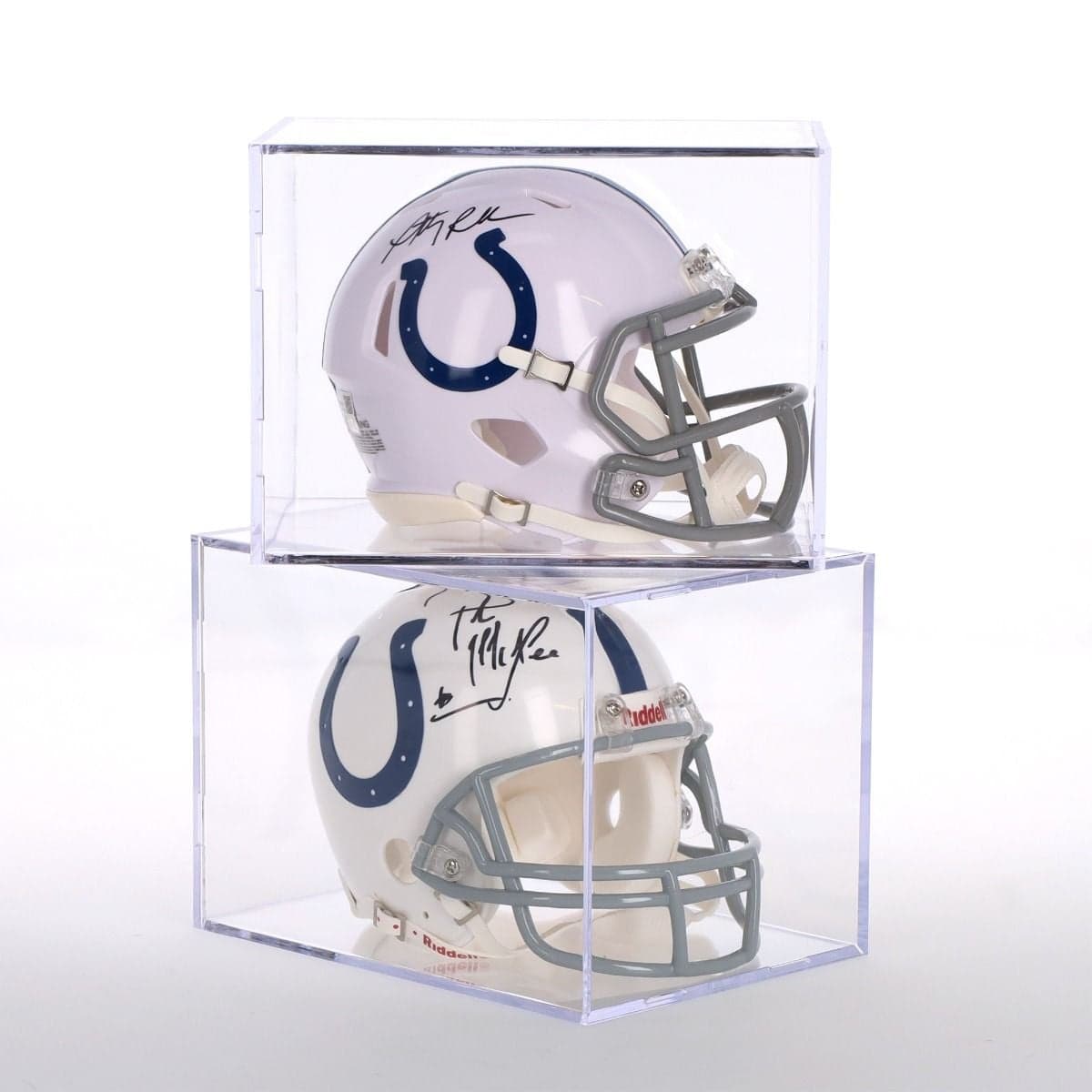 BCW Mini Helmet Showcase. Clear base. Stackable