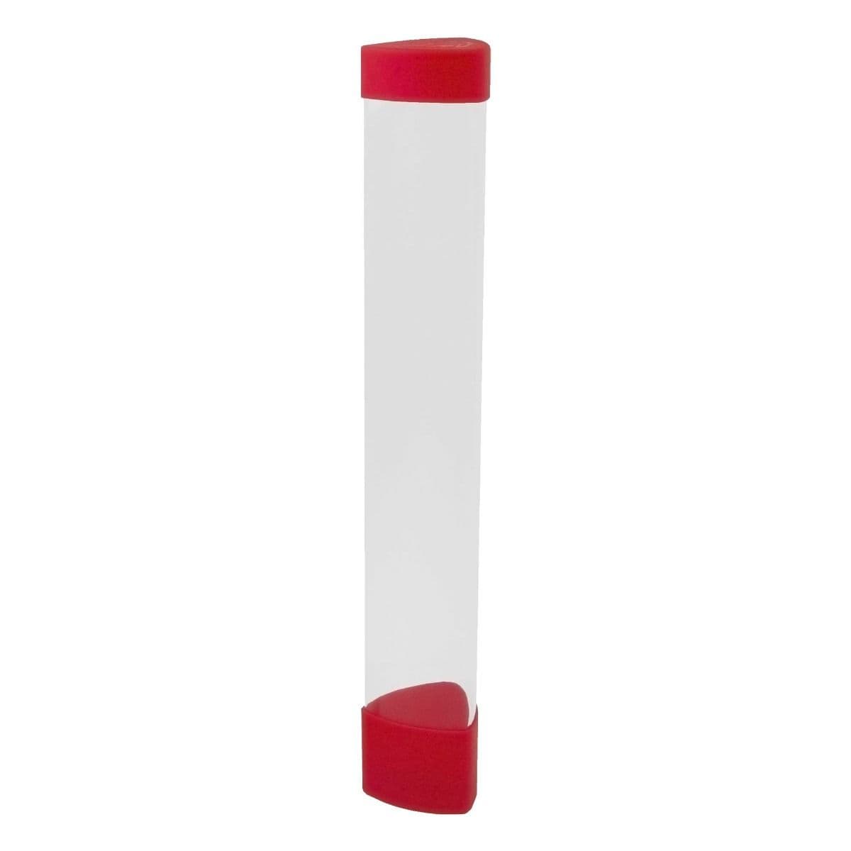 BCW Playmat tube with red dice cap
