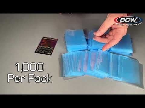Standard Card Sleeves - 1000 Pack