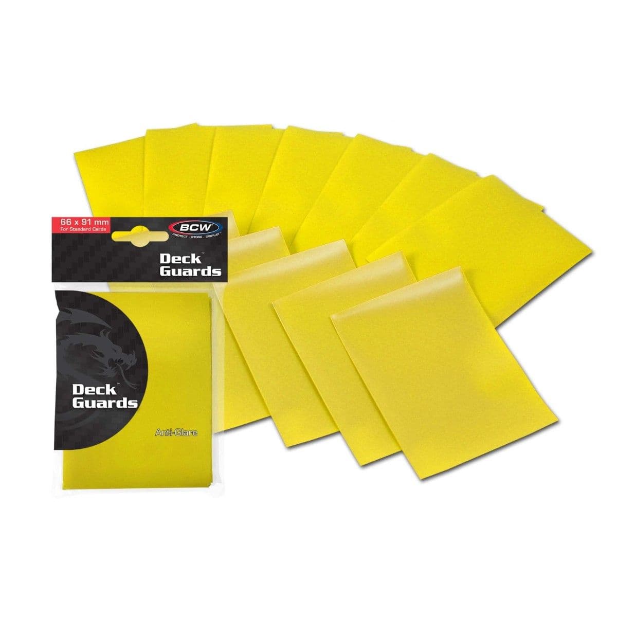 double matte deck guards - yellow - packaging