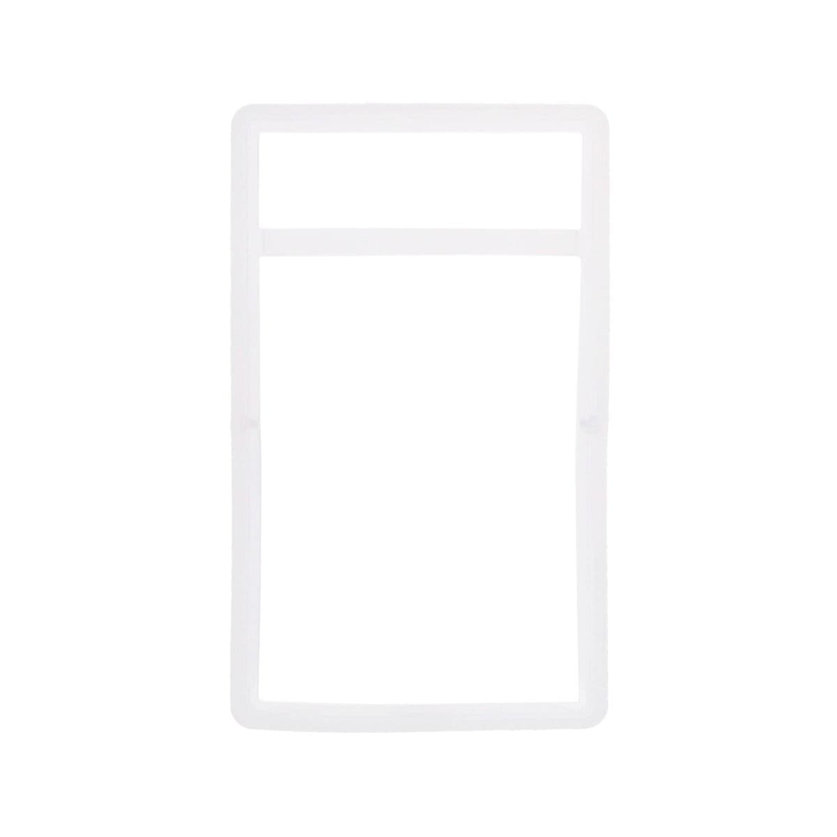 Rear view of a single empty Slab Bumper - PSA Graded Card - Translucent