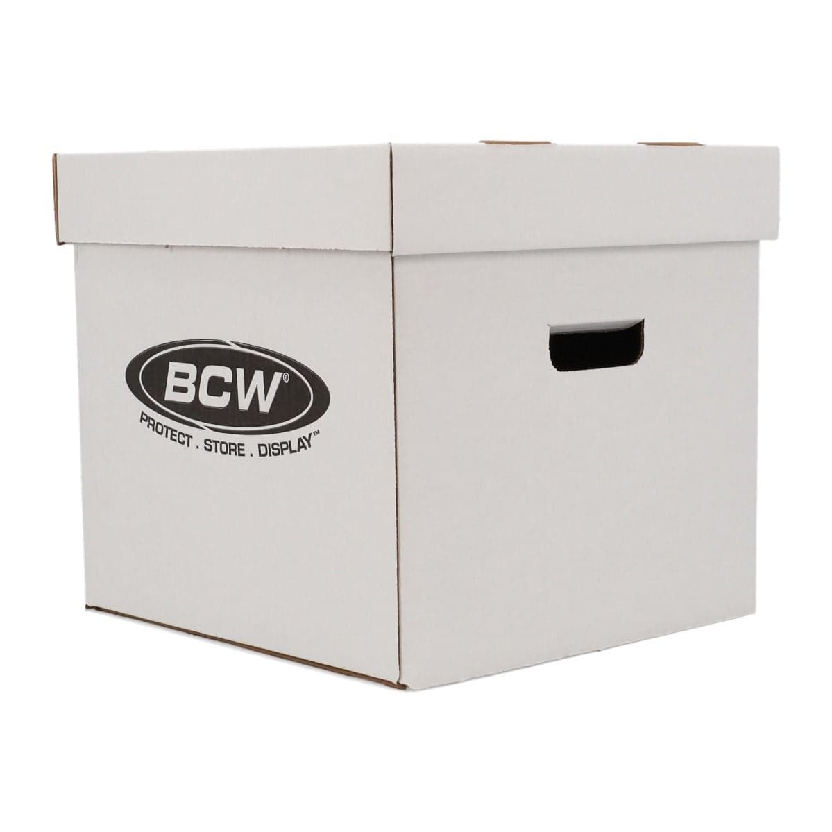 33 RPM Record Storage Box closed, angled view