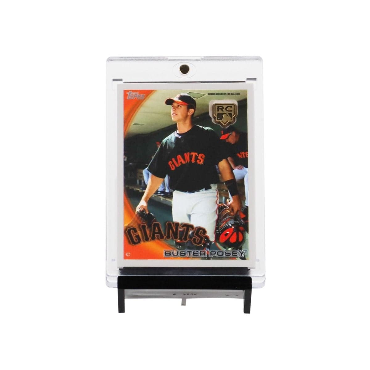 Thick Card Holder Stand with sports card in magnetic