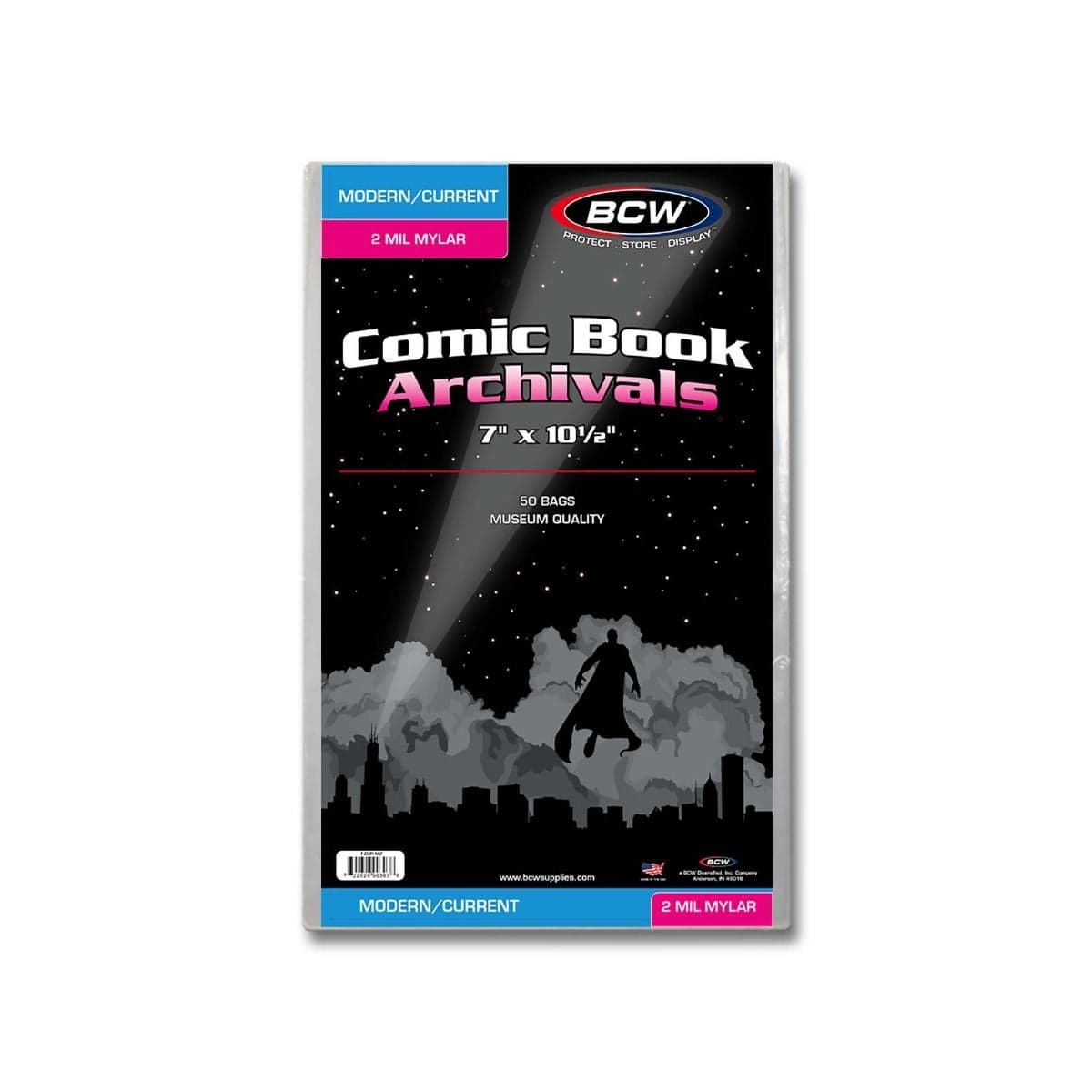 BCW Current/Modern Comic Mylar Archivals - 2 MIL. 50 bags
