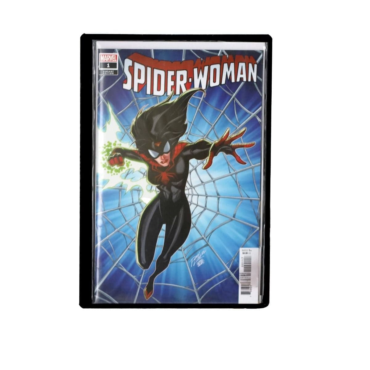BCW Silver Comic Topload Holder - Black 10 holders per pack, comic in holder
