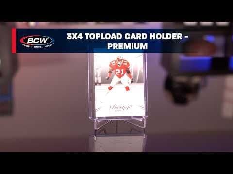 3x4 Topload Card Holder - Premium
