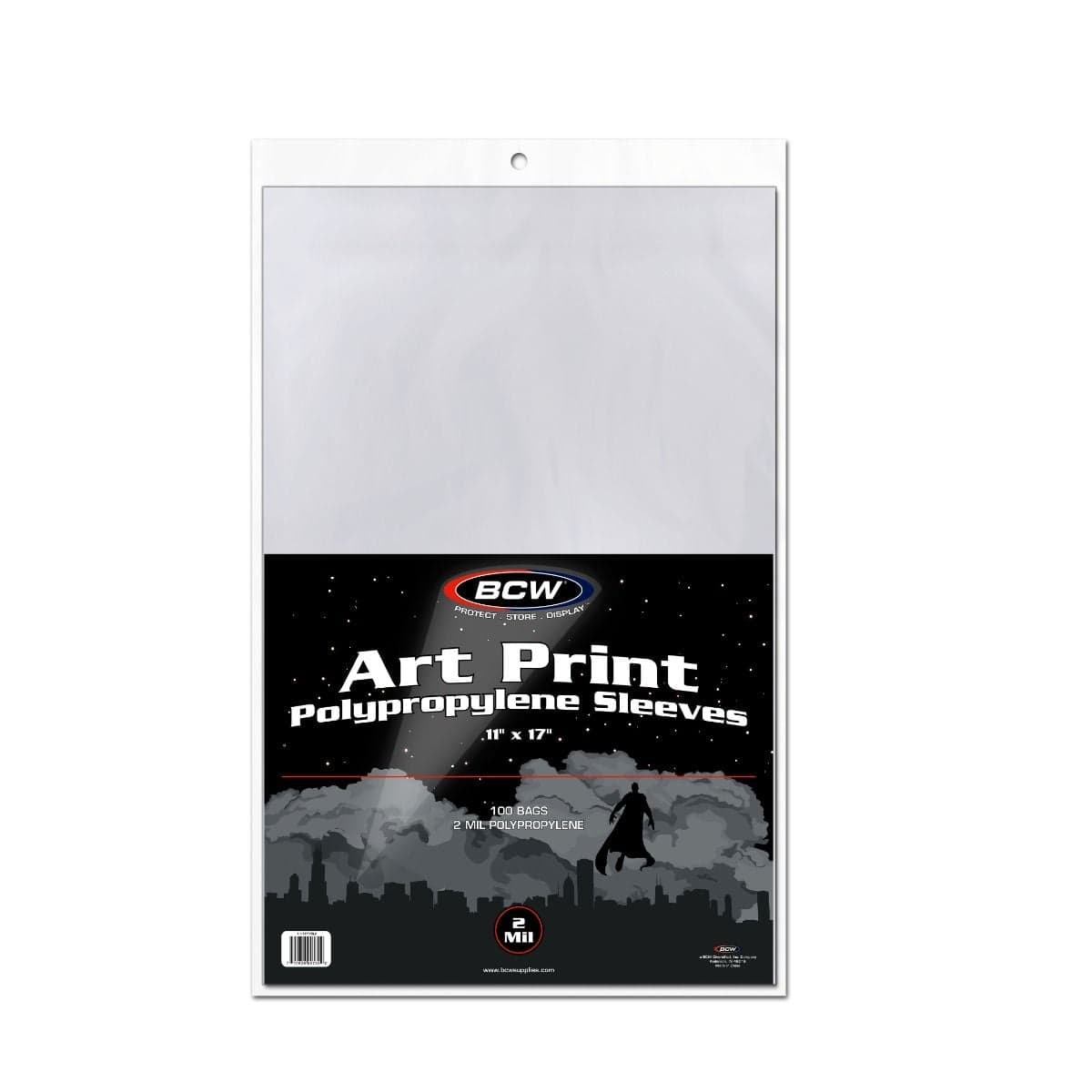 Package of BCW 11 inch by 17 inch Art Print Sleeves