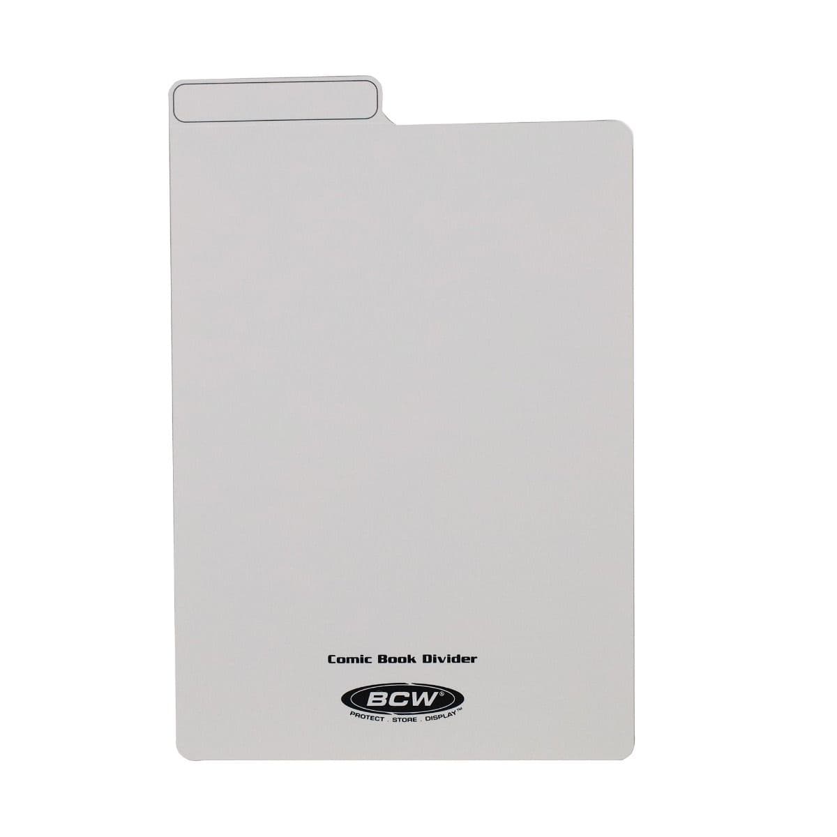 BCW Comic Book Dividers - White, single divider