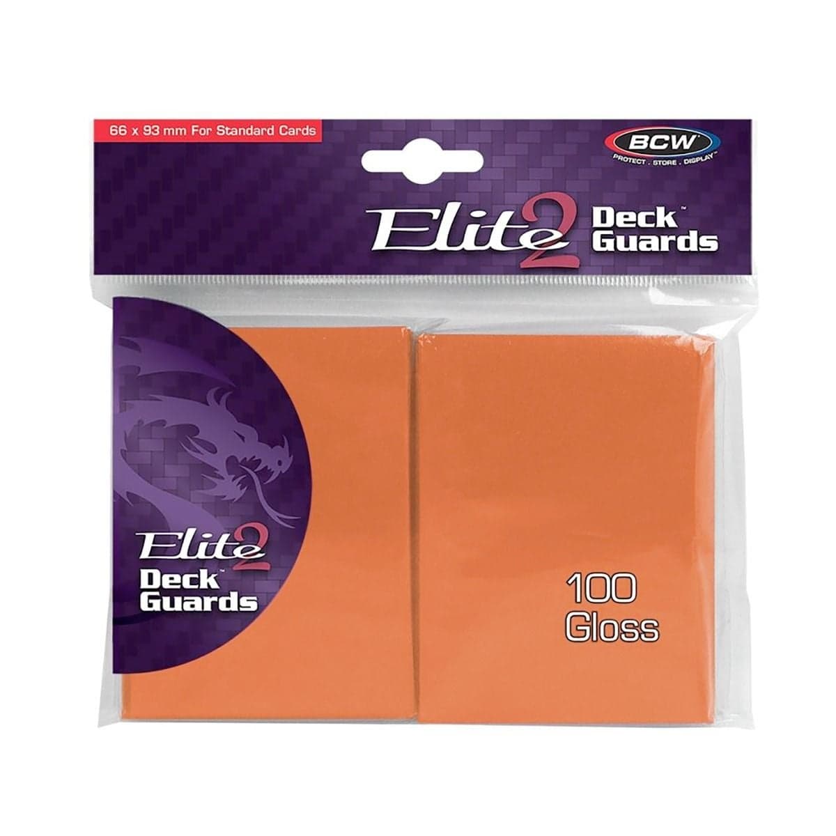 One pack of 100 BCW Deck Guard Elite2 in autumn