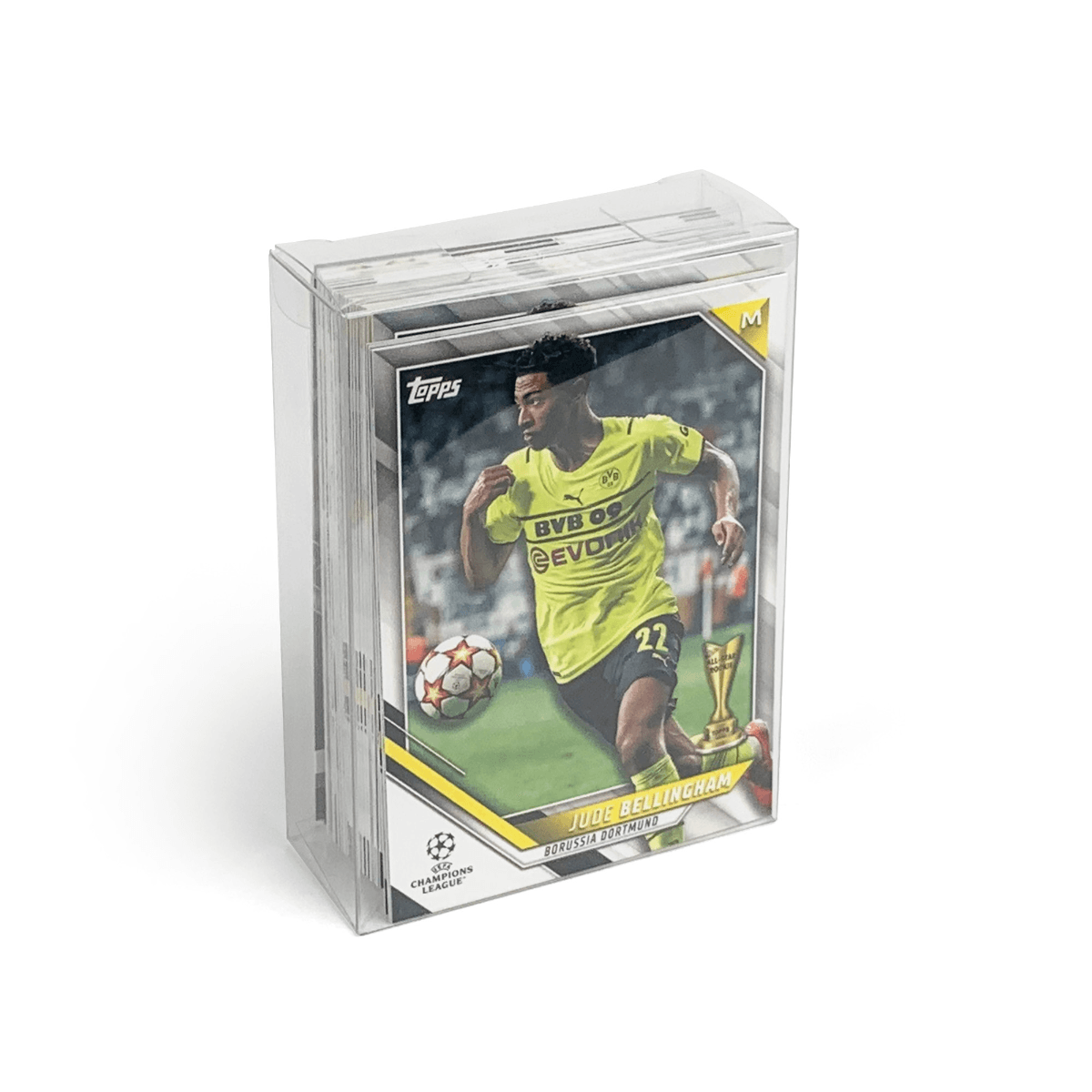 Spectrum Card Cubes. Size 40. 12 per pack. Each card cube holds 40 cards. Soccer, sports cards