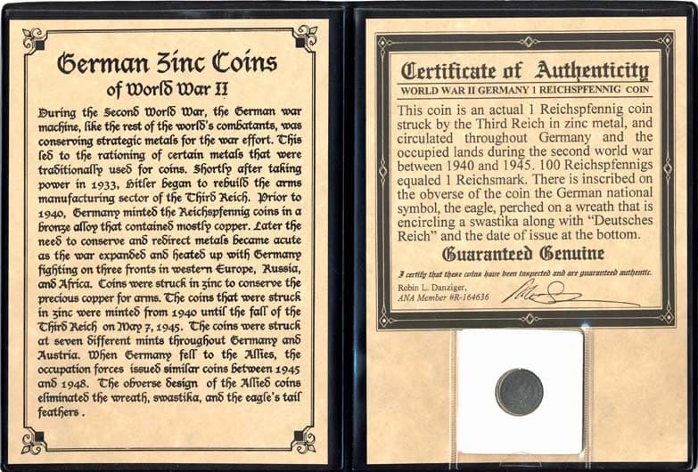 Nazi Germany: Reichpfennig Coin (Album) - Image 2