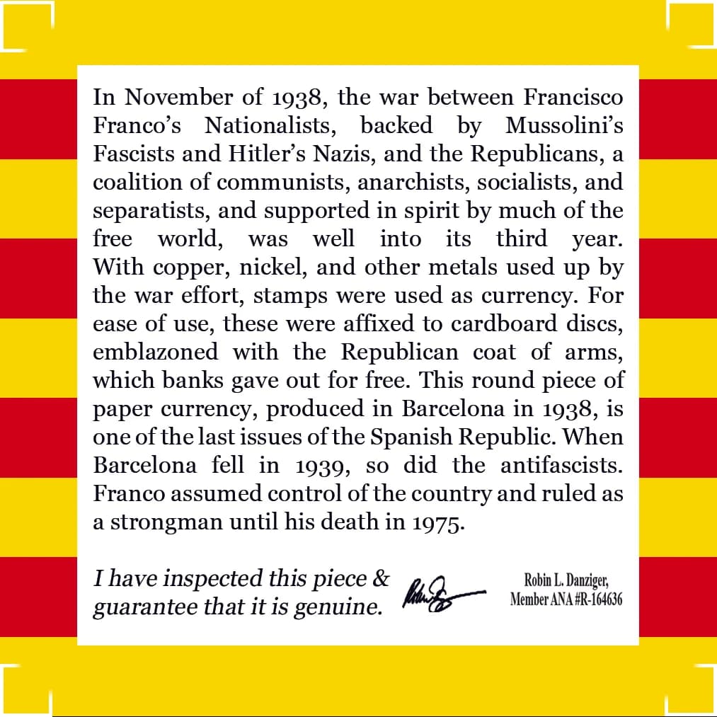 Spanish Civil War: Fall of Barcelona: Last Money of the Republic (mini)(VF) - Image 3