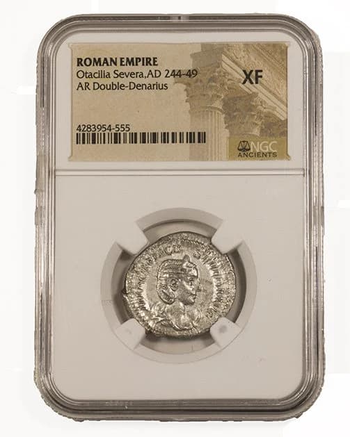 NGC-Certified Roman Coin: Otacilia Severa, ANT, Grade XF - Image 2