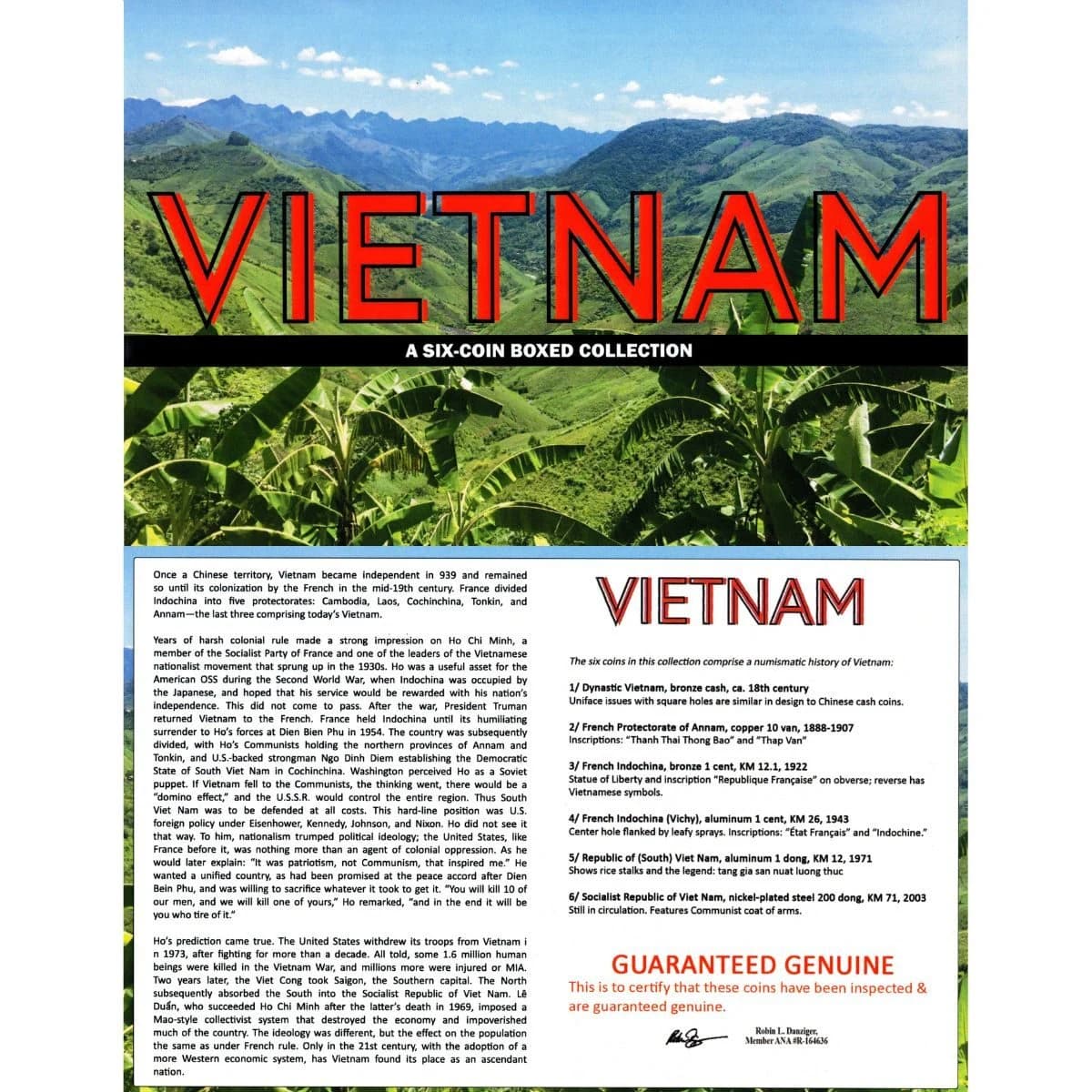 Vietnam: A 6-Coin Collection (Six-Coin Box) - Image 3