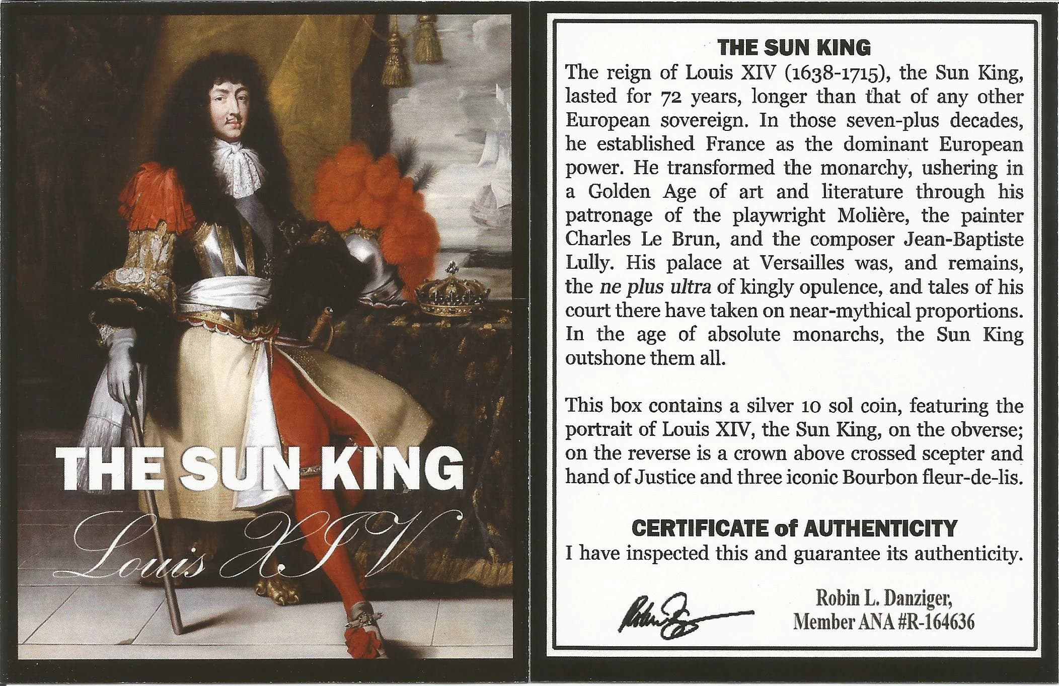 Sun King: Louis XIV Silver (Clear Box) - Image 7