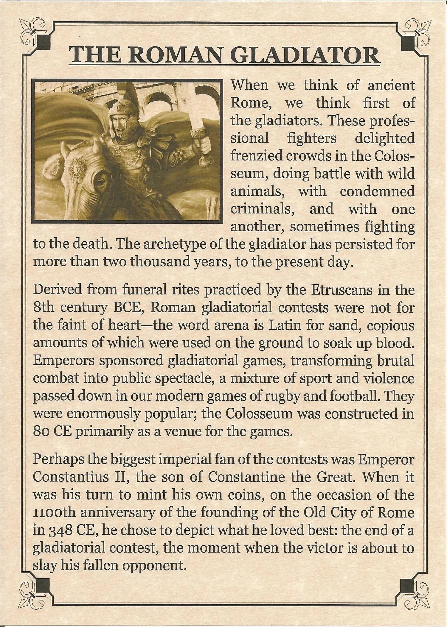 Gladiator: Roman Coin of Emperor Constantius II (Album) - Image 3
