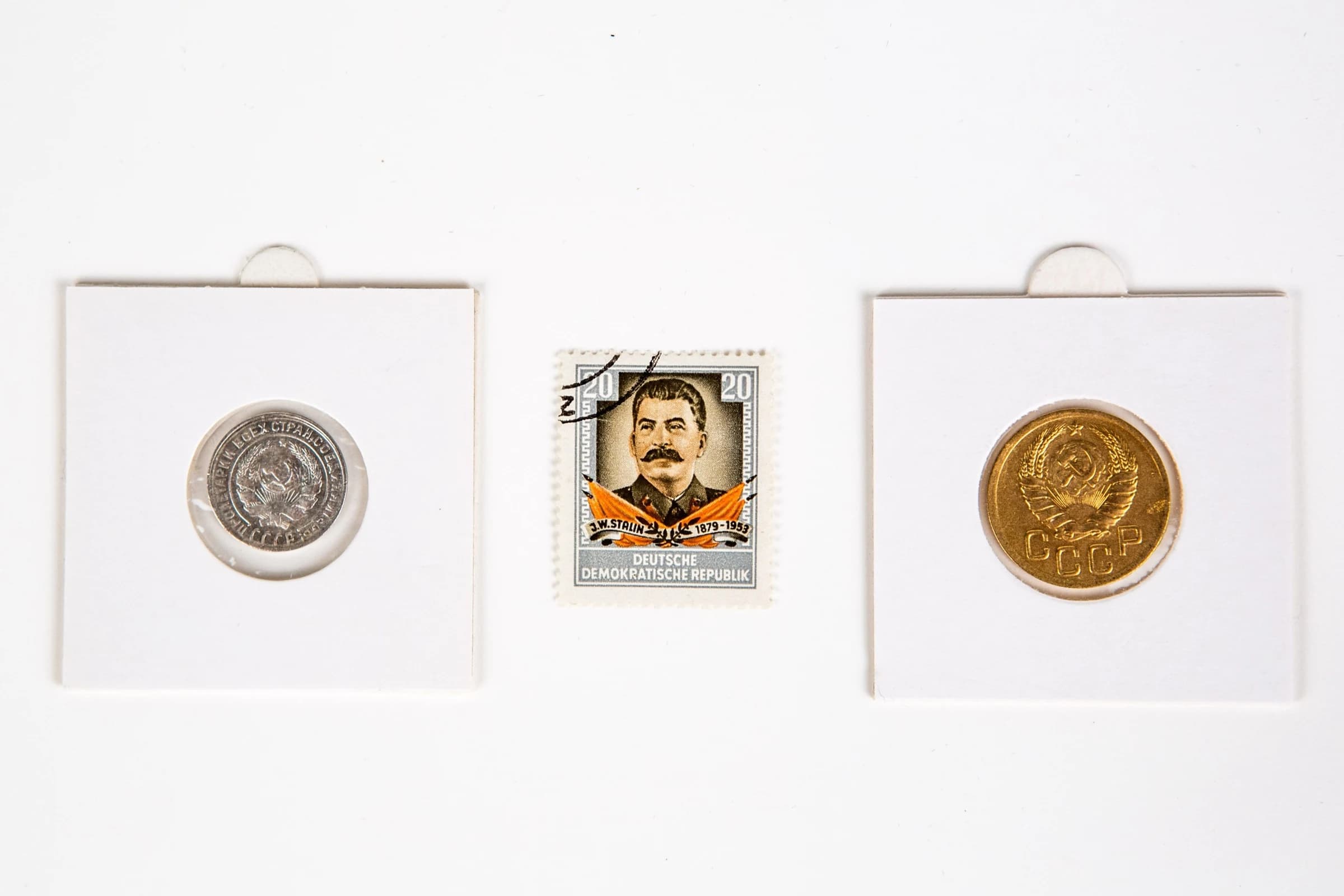 Josef Stalin Album (2 Coins, 1 Stamp) - Image 2