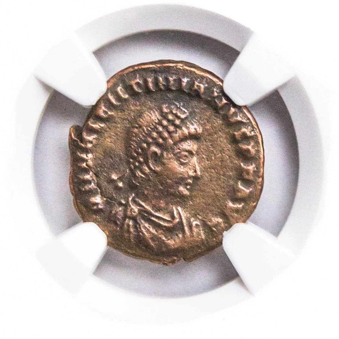 NGC-Certified Roman Coin: VALENTINIAN2ND(AE3), Grade XF - Image 3