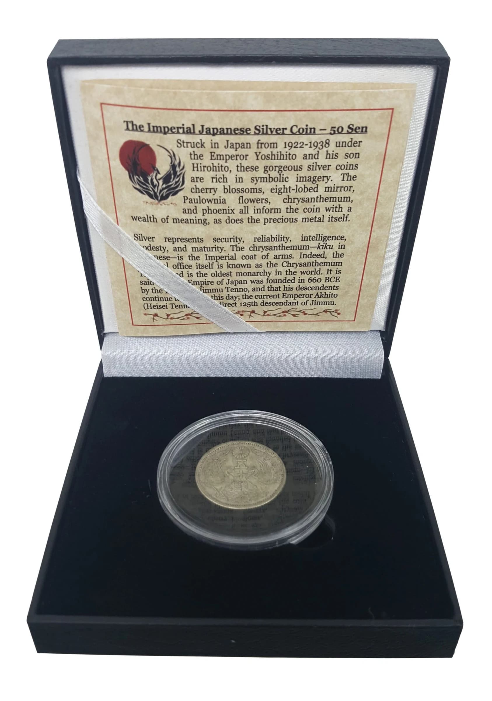 Imperial Japan: Box of Silver Japanese Coin (Black Box) - Image 2