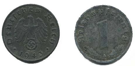 Nazi Germany: Zinc Coin of the Second World War - Image 2
