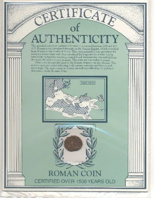 Ancient Rome: One Coin from the 4th Century (C) - Image 2