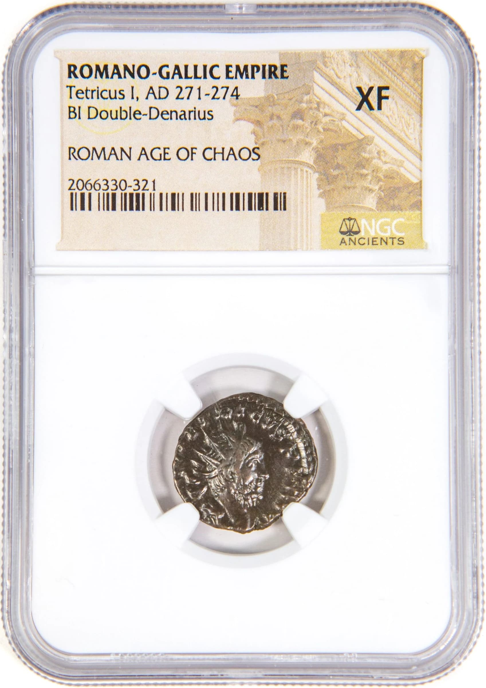 NGC-Certified Roman Coin: TETRICUS1ST(ANT), Grade XF - Image 2