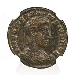NGC-Certified Roman Coin: CONSTANGALL(AE2/3), Grade VF - Image 3