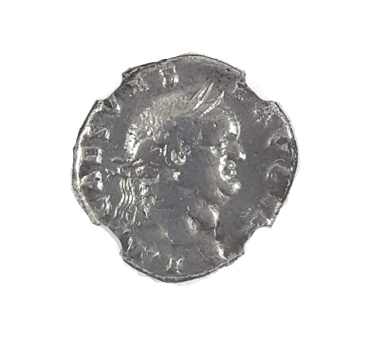 NGC-Certified Roman Coin: Vespasian, Denarius, Grade F - Image 3