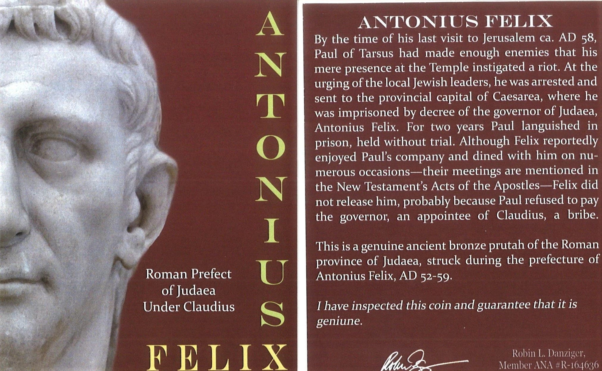 NGC-Certified Roman Coin: AFELIX, Grade HG - Image 4