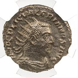 NGC-Certified Roman Coin: VALERIAN1ST(AR), Grade VF - Image 2