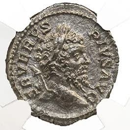 NGC-Certified Roman Coin: SEPTIMIUSSEV(AR), Grade XF - Image 3