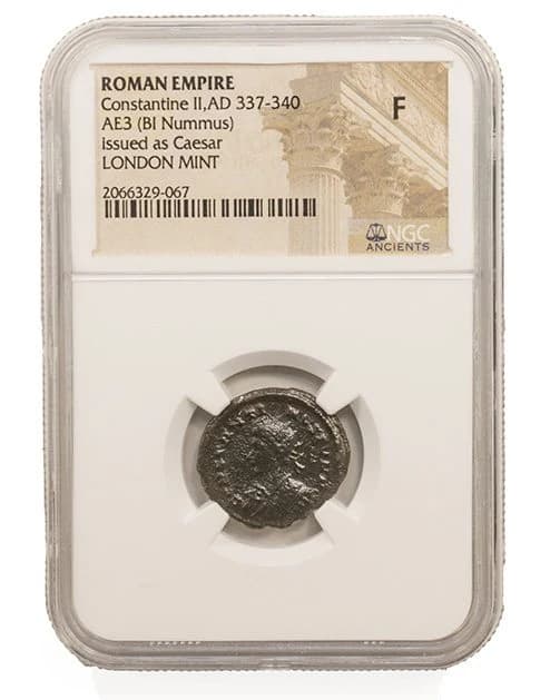 NGC-Certified Roman Coin: CONSTINE2ND, Grade LG - Image 2