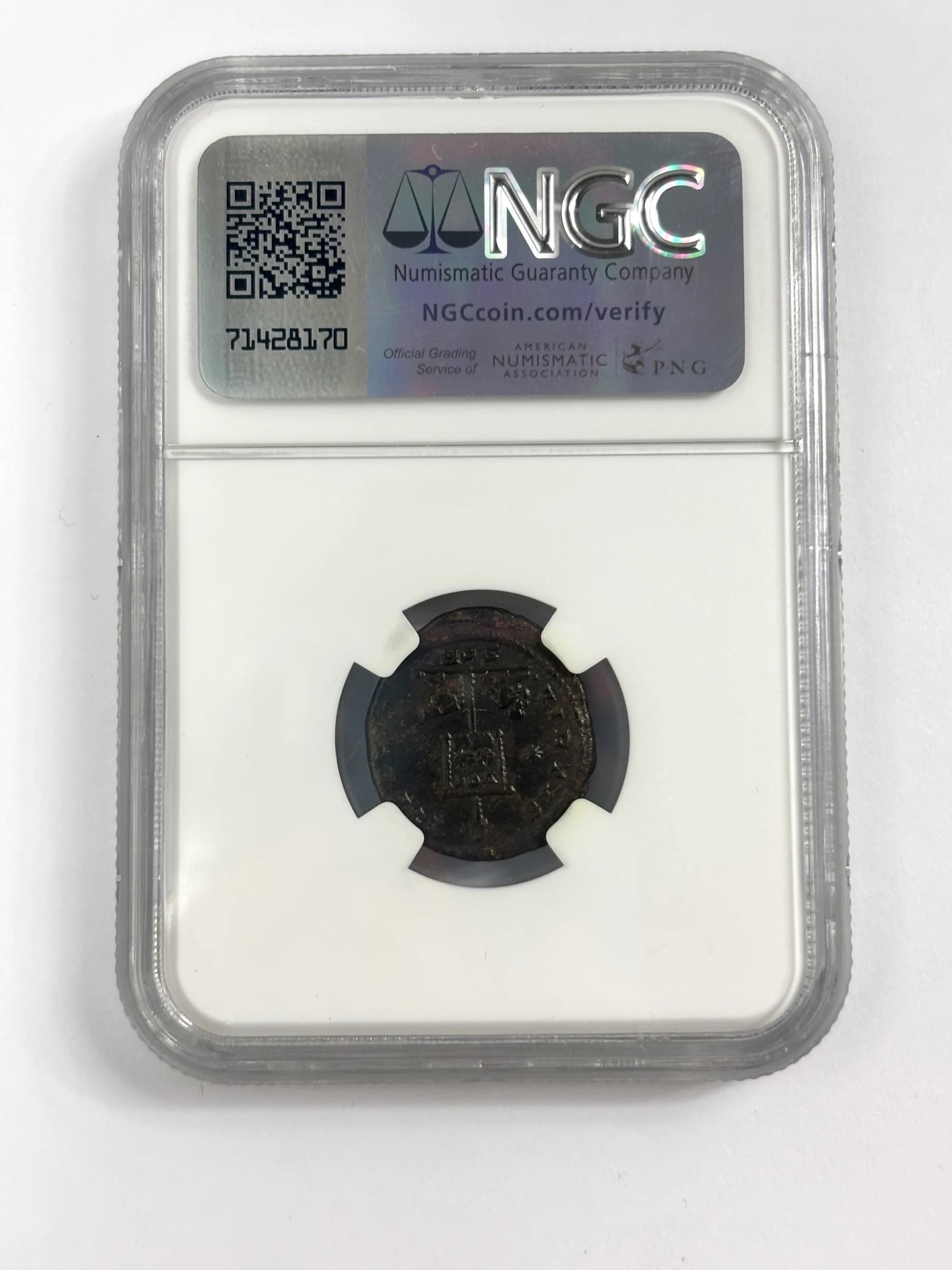 NGC-Certified Roman Coin: Crispus, AE3, Grade CH-VF - Image 2
