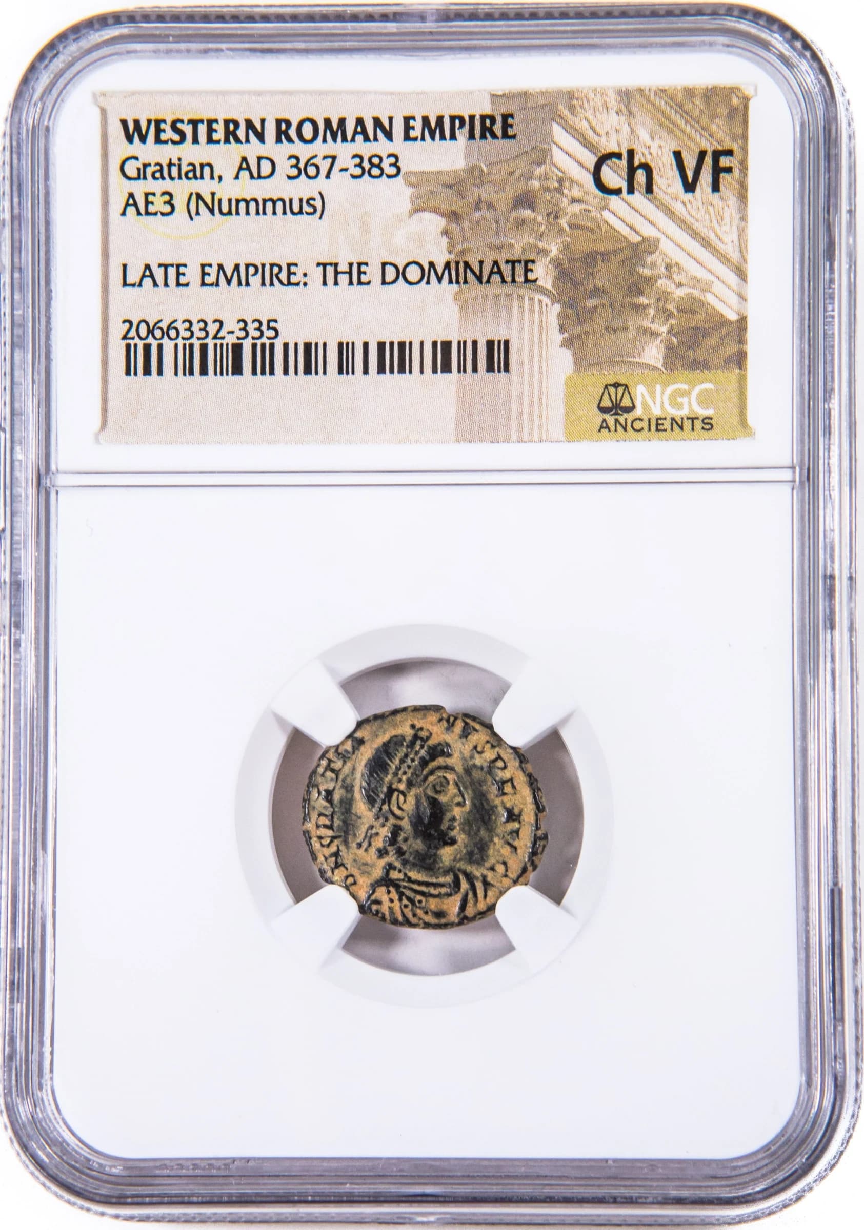 NGC-Certified Roman Coin: Gratian, AE3, Grade VF - Image 2