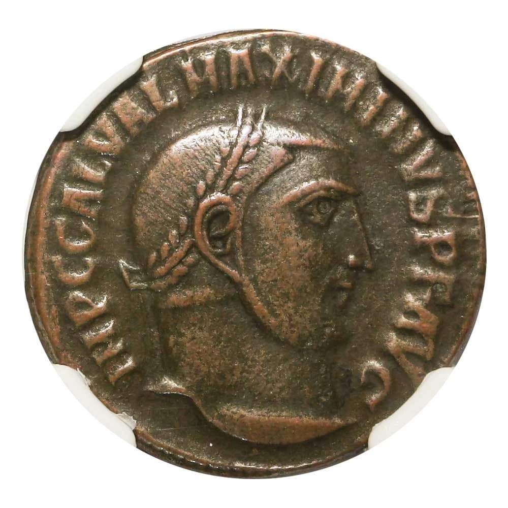 NGC-Certified Roman Coin: MAXIMINUS2ND(AE1/2), Grade VF - Image 3