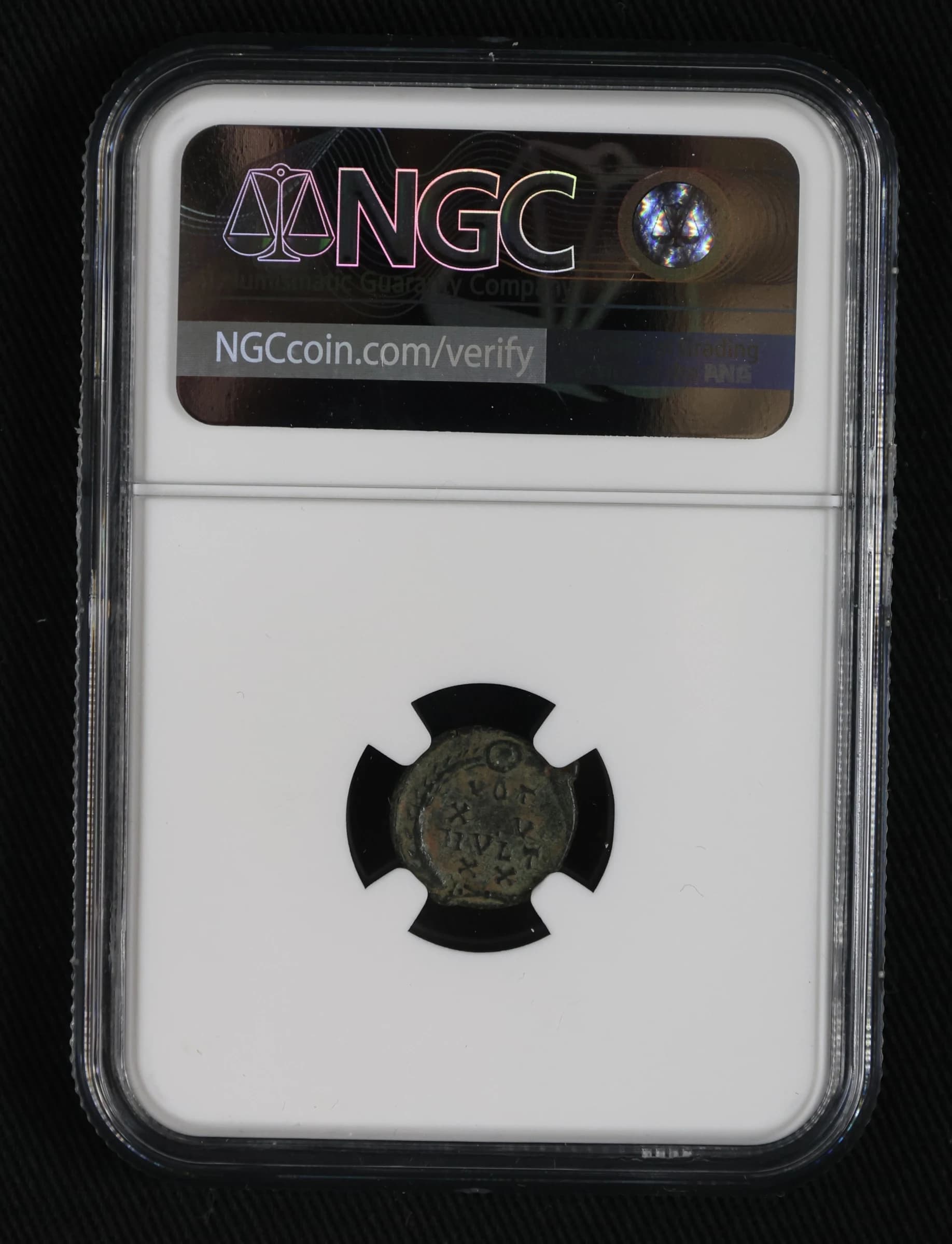 NGC-Certified Roman Coin: VALENTINIAN2ND(AE4), Grade CH-XF - Image 2