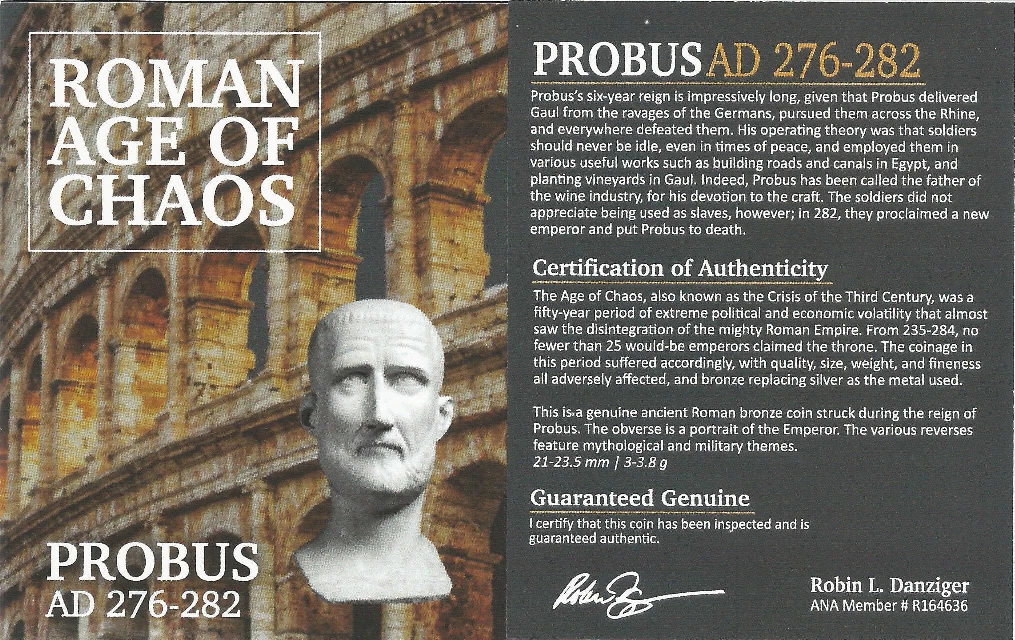 NGC-Certified Roman Coin: Probus, ANT, Grade XF - Image 4