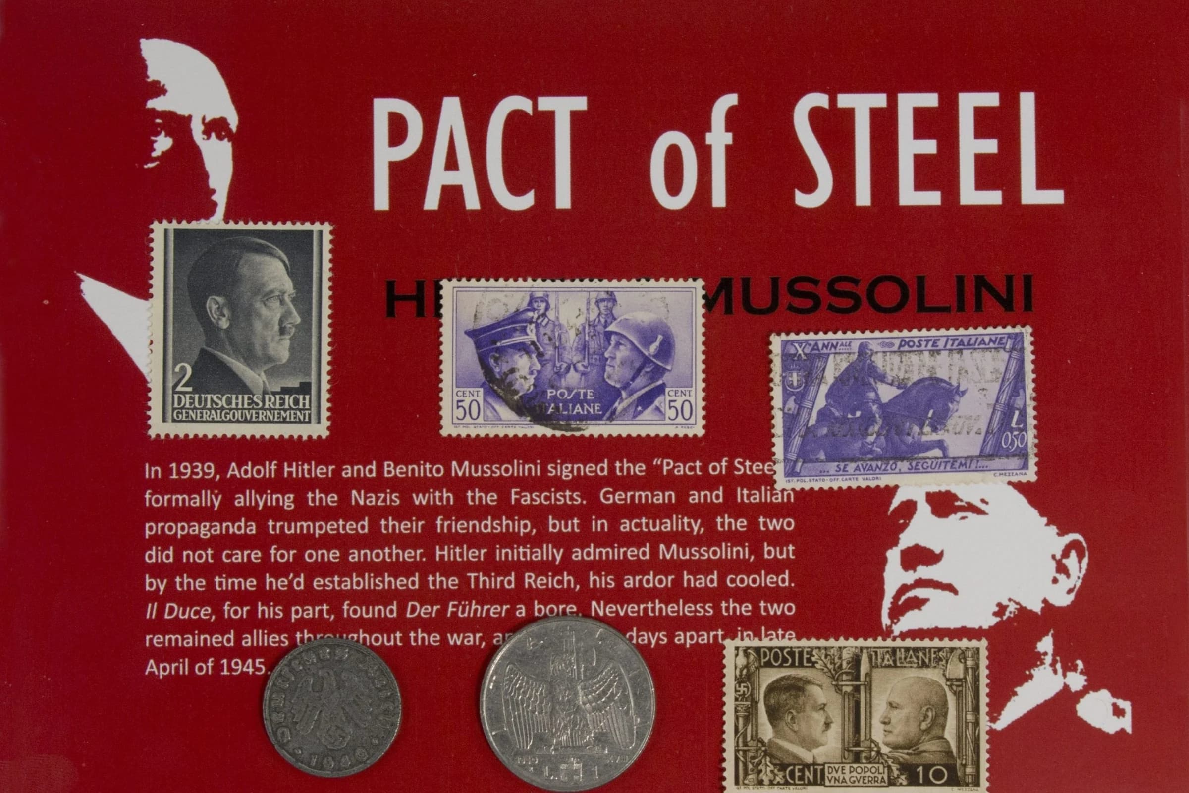 Pact of Steel: Hitler & Mussolini 6-Piece (Album) - Image 6