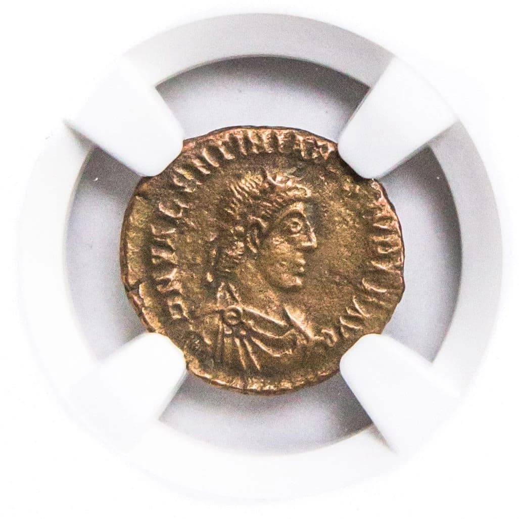 NGC-Certified Roman Coin: VALENTINIAN2ND(AE4), Grade XF - Image 3