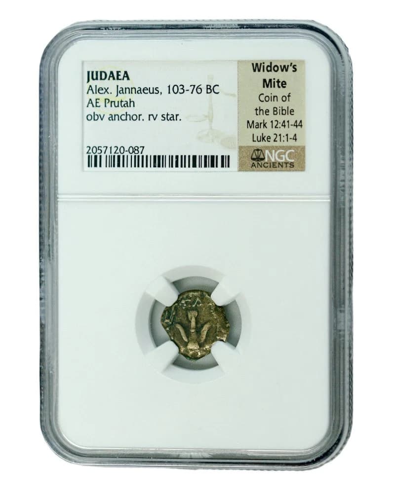 NGC-Certified Roman Coin: Widow's Mites, Grade EXCELLENT - Image 2